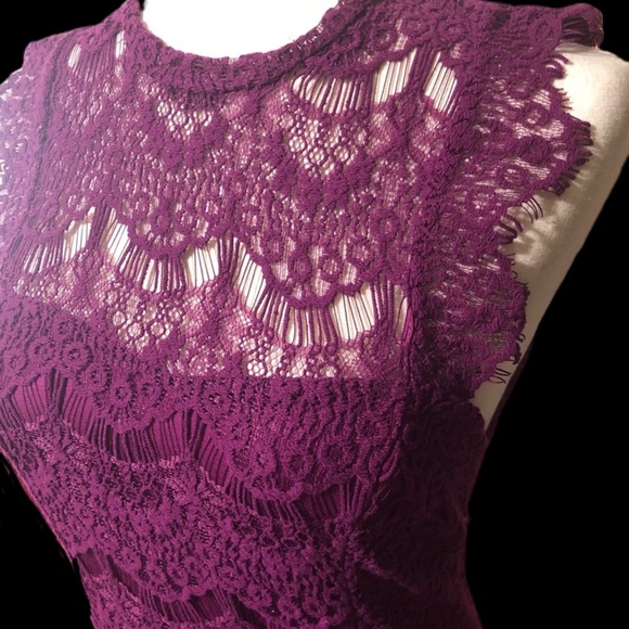 SOLD!! FREE PEOPLE Lace Bodycon Dress NWT - Picture 7 of 7